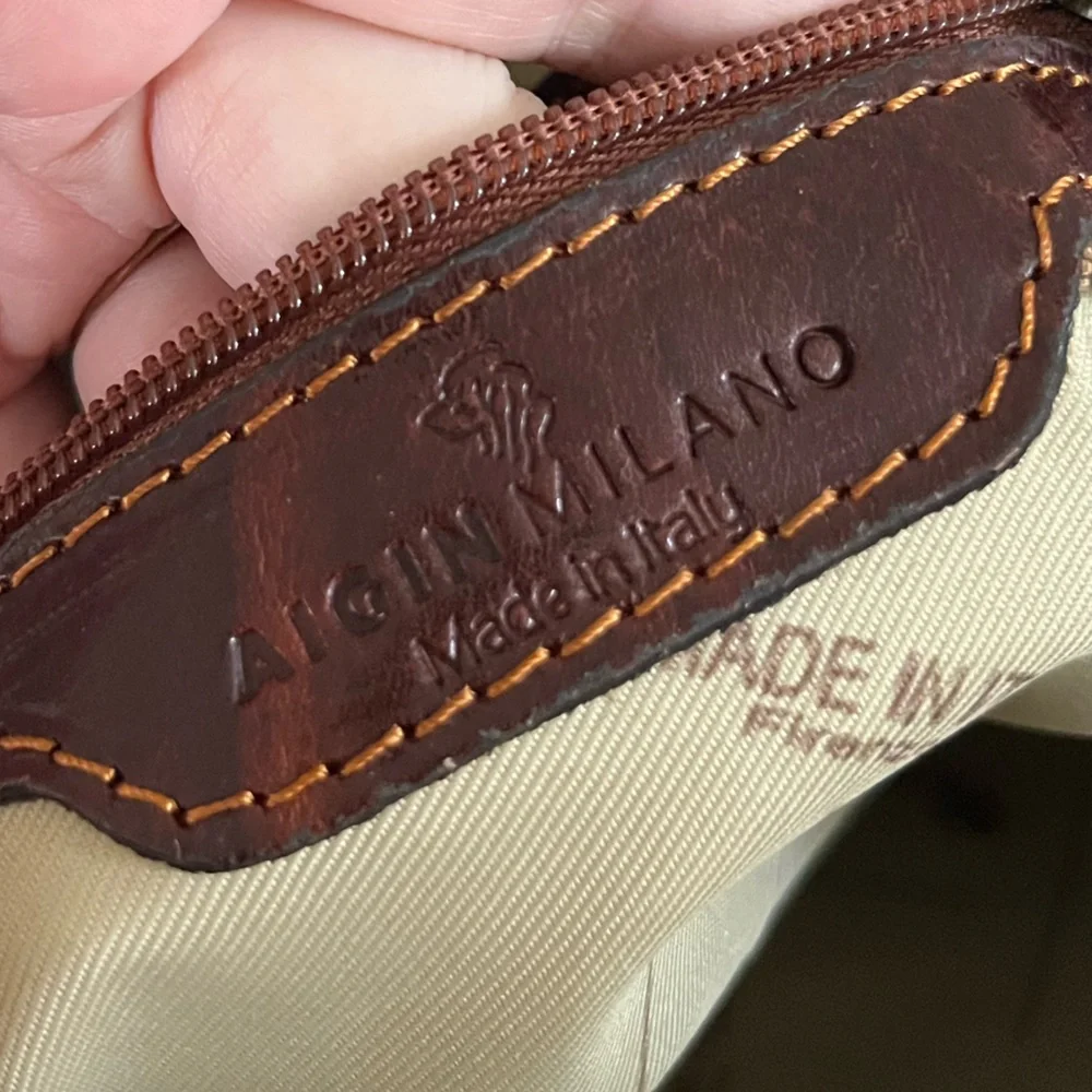 AIGIN‎ MILANON Alma leather Bag / Backpack Convertible